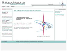 Tablet Screenshot of philosophieportal.buphi.net